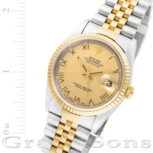 Rolex Datejust 16233 18k & steel 34mm auto watch