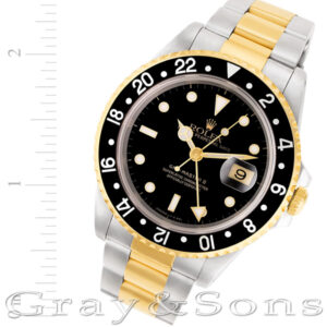 Rolex GMT-Master II 16713 18k & steel 40mm auto watch