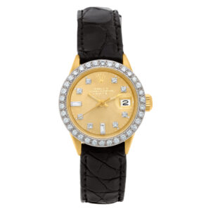 Rolex Date 6517 18k 26mm auto watch