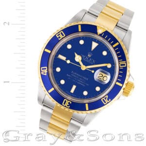 Rolex Submariner 16613 18k & steel 40mm auto watch