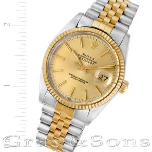 Rolex Datejust 16013 18k & steel 36mm auto watch