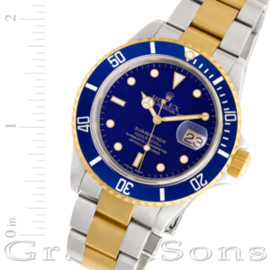 Rolex Submariner 16613 18k & steel 40mm auto watch