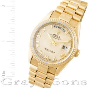 Rolex Day-Date 18238 18k 36mm auto watch