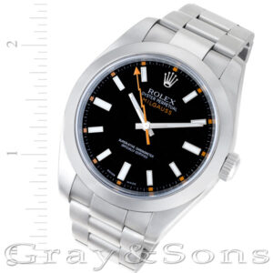 Rolex Milgauss 116400 stainless steel 40mm auto watch