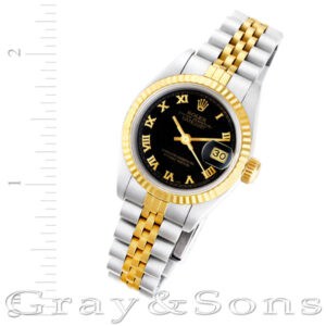 Rolex Datejust 69173 18k & steel 26mm auto watch