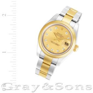 Rolex Datejust 179163 18k & steel 26mm auto watch