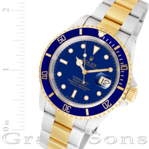 Rolex Submariner 16613 18k & steel 40mm auto watch