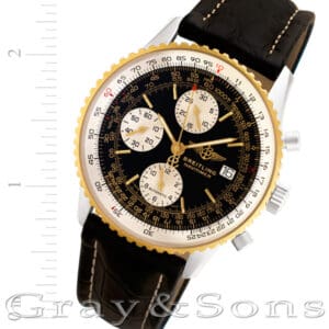 Breitling Navitimer D13022 18k & steel 40mm auto watch