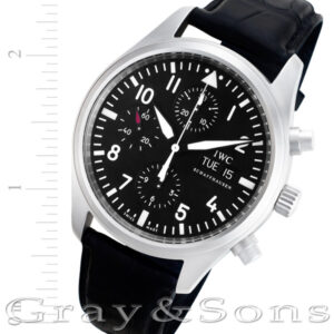 IWC Pilots Chronograph IW371701 stainless steel 42mm auto watch