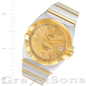 Omega Constellation 1203.30.00 18k & steel 38mm Quartz watch