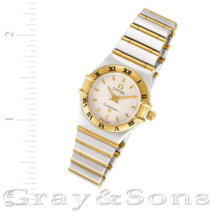 Omega Constellation 18k & steel 22mm Quartz watch