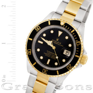 Rolex Submariner 16613 18k & steel 40mm auto watch