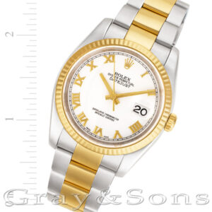 Rolex Datejust 116233 18k & steel 36mm auto watch