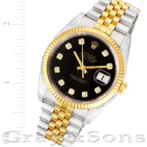 Rolex Datejust 116233 18k & steel 36mm auto watch