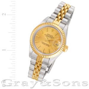 Rolex Datejust 69163 18k & steel 26mm auto watch