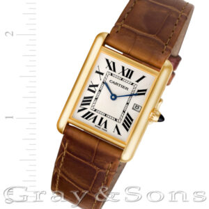 Cartier Tank W1529756 18k 25mm Quartz watch