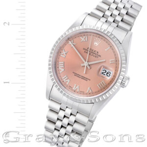 Rolex Datejust 16220 stainless steel 36mm auto watch