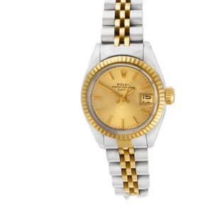 Rolex Date 6917 18k & Steel, Gold dial 26mm Automatic watch