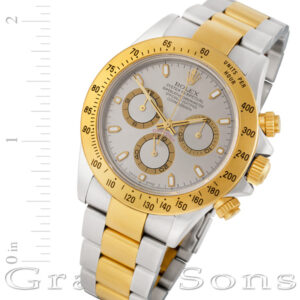 Rolex Daytona 116523 18k & steel 40mm auto watch