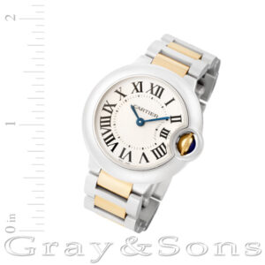 Cartier Ballon Bleu W69007Z3 18k & steel 29mm Quartz watch