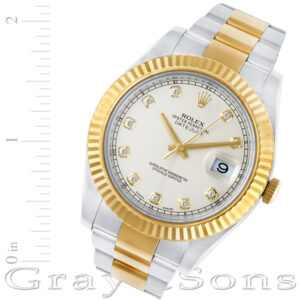 Rolex Datejust II 116333 18k & steel 41mm auto watch