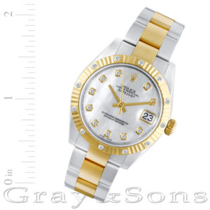 Rolex Datejust 178273 18k & steel 31mm auto watch