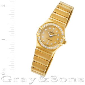 Omega Constellation 11671500 18k 23mm Quartz watch