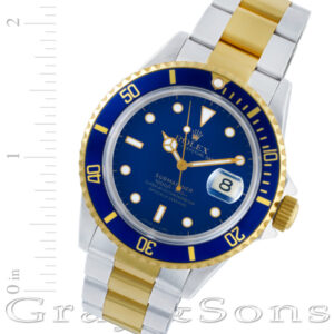 Rolex Submariner 16613 18k & steel 40mm auto watch