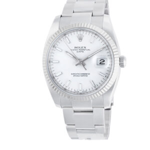 Rolex Date 115234 stainless steel 34mm auto watch