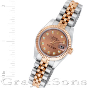 Rolex Datejust 179171 18k & steel 26mm auto watch