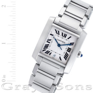 Cartier Tank Francaise W51002q3 stainless steel 28mm auto watch