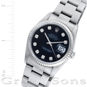 Rolex Datejust 16234 stainless steel 36mm auto watch