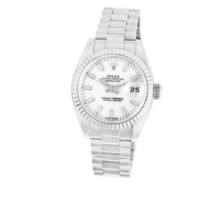 Rolex Datejust 179179 18k white gold 26mm auto watch