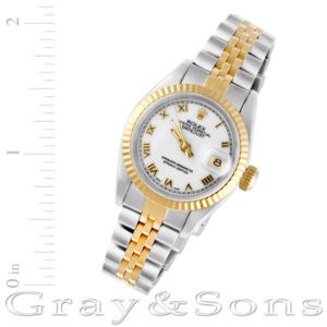 Louis Vuitton Tambour LV 40 18k White Gold Manual Watch at 1stDibs