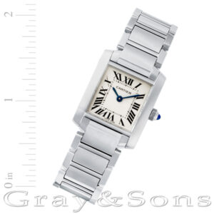 Cartier Tank Francaise W51008Q3 stainless steel 20mm Quartz watch