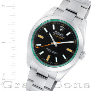 Rolex Milgauss 116400V stainless steel 38mm auto watch