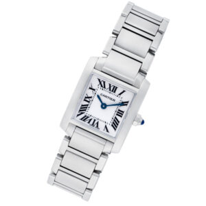 Cartier Tank Francaise W51008Q3 stainless steel 20mm Quartz watch