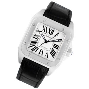 Cartier Santos 100 w20106x8 stainless steel 33mm auto watch