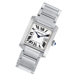 Cartier Tank Francaise W51011Q3 stainless steel 25mm Quartz watch