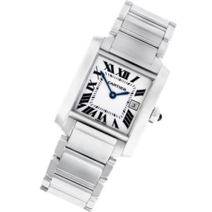 Cartier Tank Francaise W51011Q3 stainless steel 25mm Quartz watch