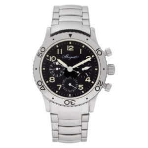 Breguet Type Xx 3800 Stainless Steel Black dial 39mm Automatic watch