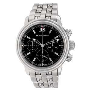 Blancpain Chronograph 2185 1130 53B Stainless Steel Black dial 38mm Automatic wa