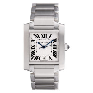 Cartier Tank Francaise W51002q3 stainless steel 28mm auto watch