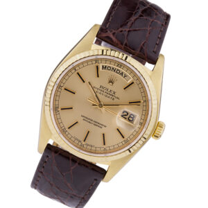 Rolex Day-Date 18038 18k 36mm auto watch