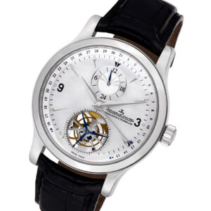 Jaeger LeCoultre Master Tourbillon Dual Time 146.8.34.S, 165.84.20 Stainless