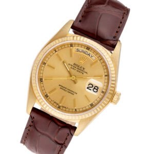 Rolex Day-Date 18038 18k 36mm auto watch