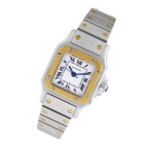 Cartier Santos w20012c4 18k & steel 24mm auto watch