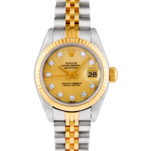 Rolex Datejust 69173 18k & steel 26mm auto watch