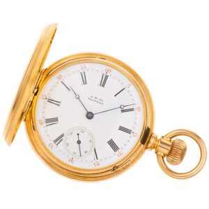 Waltham pocket watch 18k 52mm Manual watch