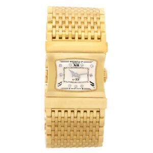 Bedat & Co R338 18k yellow gold, Diamond case & dial,  23.5mm Quartz watch